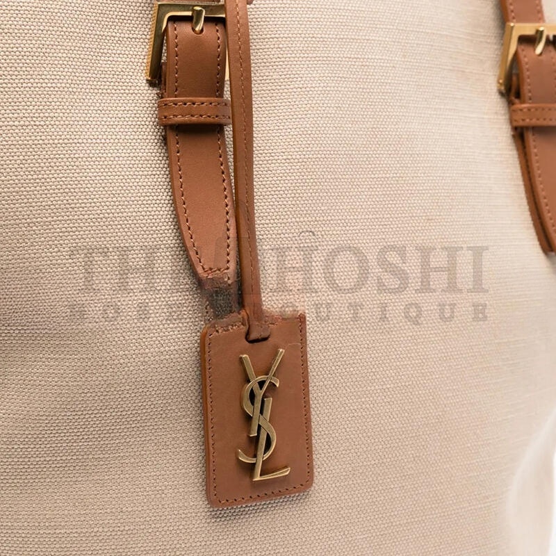 Y51 LAURENT CABAS BAG IN DESERT DUST&amp;BRICK 773704FAC7T9856 (47*30*25cm) Master Quality